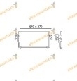 condensador radiador a/c nissan 200 sx almera 1995 a 2000