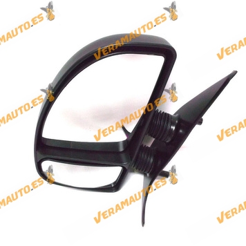Rear view Mirror Citroen Jumper, Fiat Ducato, Peugeot Boxer from 1999 to 2006 without Remote Control Manual Left Short Arm