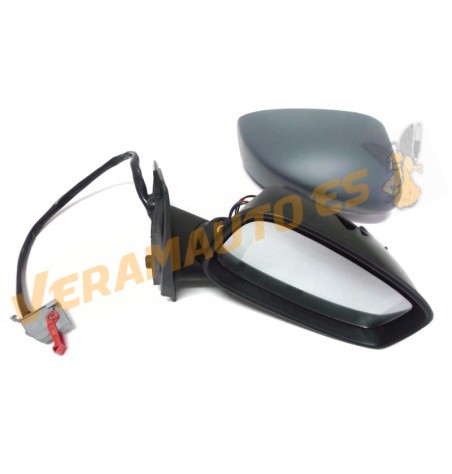 Espejo Retrovisor Fiat Stilo 2001 Al 2010 Con Mando Electrico Termico Imprimado 3 Puertas Derecho