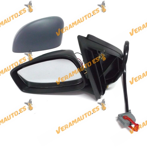 Espejo Retrovisor Fiat Stilo 2001 A 2010 Con Mando Electrico Termico Imprimado 5 Puertas Izquierdo