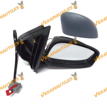 Espejo Retrovisor Fiat Stilo 2001 A 2010 Con Mando Electrico Termico Imprimado 5 Puertas Derecho