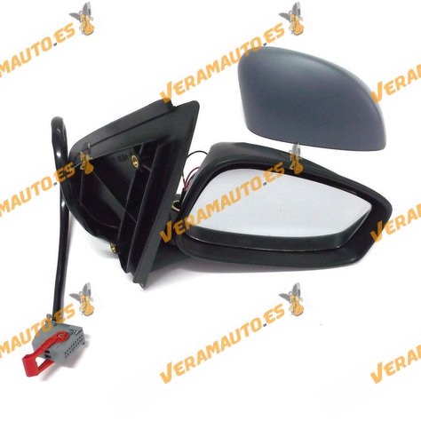 Espejo Retrovisor Fiat Stilo 2001 A 2010 Con Mando Electrico Termico Imprimado 5 Puertas Derecho