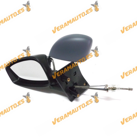 Espejo Retrovisor Fiat Idea 2003 En Adelante Con Mando Mecanico Izquierdo Imprimado