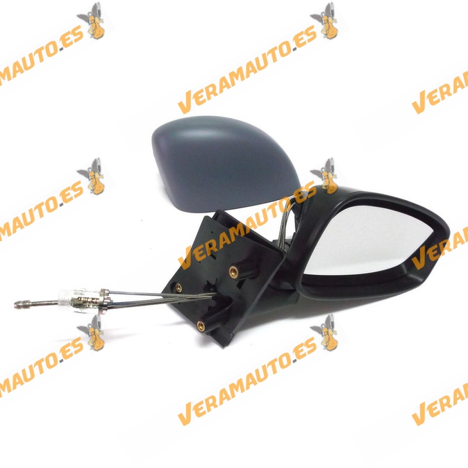 Espejo Retrovisor Fiat Idea 2003 En Adelante Con Mando Mecanico Derecho Imprimado