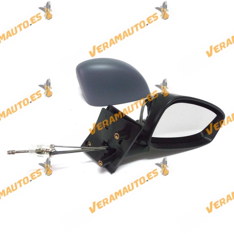 Espejo Retrovisor Fiat Idea 2003 En Adelante Con Mando Mecanico Derecho Imprimado