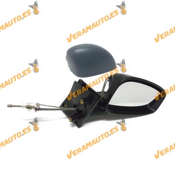 Espejo Retrovisor Fiat Idea 2003 En Adelante Con Mando Mecanico Derecho Imprimado