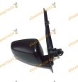 Espejo Retrovisor Fiat Panda De 2003 A 2009 Con Mando Electrico Negro Termico Derecho