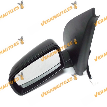 Rear view Mirror Fiat Panda from 2003 to 2009 with Control Electric Black Termic Left