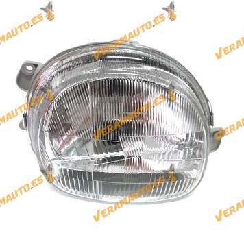 Faro Renault Twingo 1999 A 2007 Derecho Cristal Rayado Optica H4