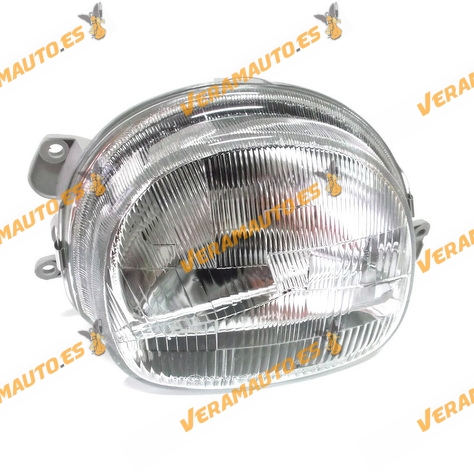 Faro Renault Twingo 1999 A 2007 Derecho Cristal Rayado Optica H4