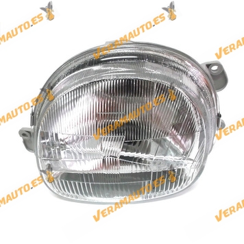 Faro Renault Twingo 1999 A 2007 Izquierdo Cristal Rayado Optica H4