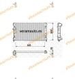 radiador de agua volkswagen golf iii y vento 1.4 1.6 similar 6n0121253