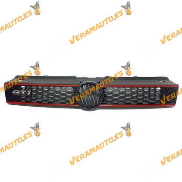 Front Grille Volkswagen Polo GTI from 2009 to 2014 without Anagram Similar to 6R0853651R