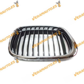 Front Grille Bmw Serie 5 E39 from 2000 to 2003 Chromed Front Right
