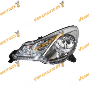 Headlight VISTEON Citroen C3 from 2010 to 2016 | DS3 from 2010 to 2015 | Left | Reflector Mount White | OEM 1606930180