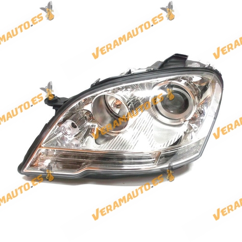 Faro Mercedes Clase ML W164 Del 2008 Al 2011 Lamparas H7 Y H7 Con Motor De Regulacion Electrico Delantero Izquierdo