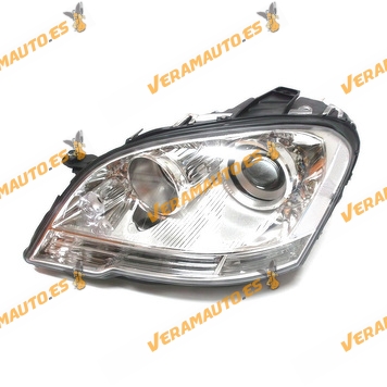 Faro Mercedes Clase ML W164 Del 2008 Al 2011 Lamparas H7 Y H7 Con Motor De Regulacion Electrico Delantero Izquierdo