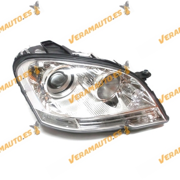 Faro Mercedes Clase ML W164 Del 2008 Al 2011 Lamparas H7 Y H7 Con Motor De Regulacion Electrico Delantero Derecho