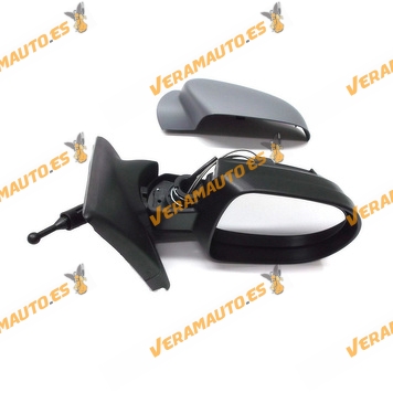 Rear view Mirror Renault Clio from 2009 to 2012 with Mechanical Control Printed and Sounding Line Right