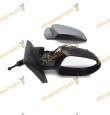Espejo Retrovisor Renault Clio Desde 2009 hasta 2012 Con Mando Mecanico Imprimado Y Sonda Delantero Derecho