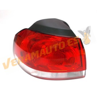 Piloto Volkswagen Golf VI De 2008 A 2012 Trasero Izquierdo Exterior Tipo Montaje Hella OEM Similar 5K0945095D