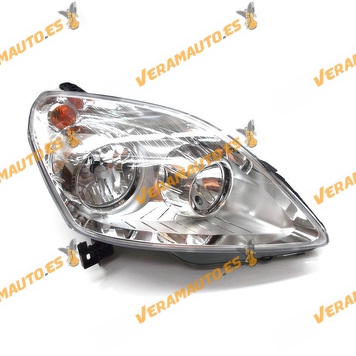 Faro Opel Zafira Del 2008 En Adelante Lamparas H7 Y H1 Con Motor De Regulacion Delantero Derecho