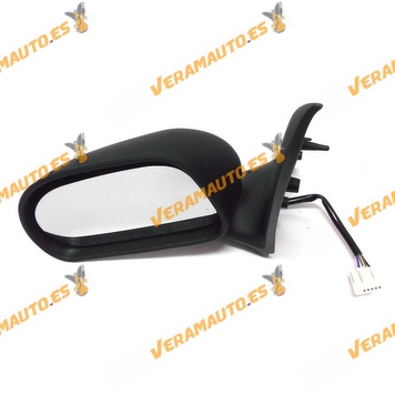 Rear view Mirror Fiat Brava Marea from 1995 forward with Mechanical Control Black Left