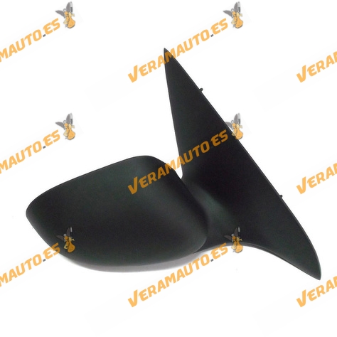 Espejo Retrovisor Fiat Bravo Desde 1995 hasta 2002 Con Mando Mecanico Negro Derecho