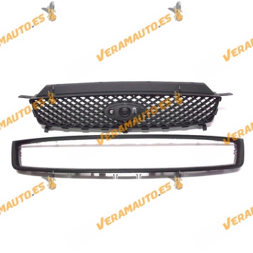 Front Grille Ford Focus C-Max from 2003 to 2007 Black
