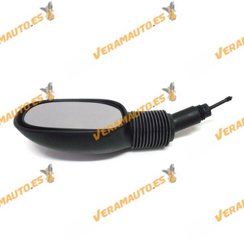 Espejo Retrovisor Ford Ka Del 1996 En Adelante Con Mando Mecanico Negro Ambos Lados