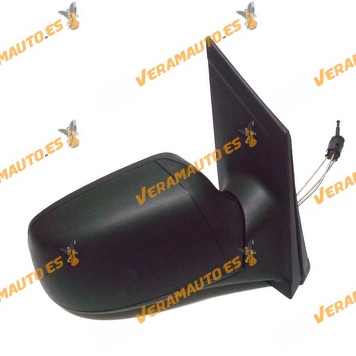 Rearview Mirror Ford Focus II from 2004 to 2008 | Right | Mechanical Regulation | Black | OEM 1373380