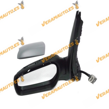 Rear view Mirror Ford Focus C-Max from 2003 to 2006 with Control Electric Thermic Printed Turn Signal Left