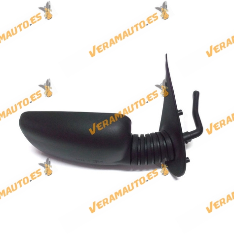 Espejo Retrovisor Fiat Cinquecento De 1993 A 1998 Con Mando Mecanico Derecho Negro