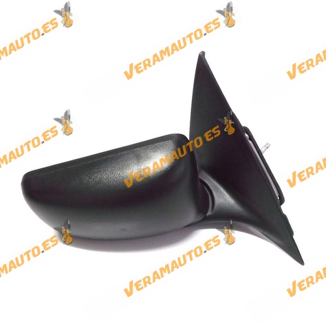 Espejo Retrovisor Ford Escort Orion De 1990 A 1995 Con Mando Mecanico Negro Derecho