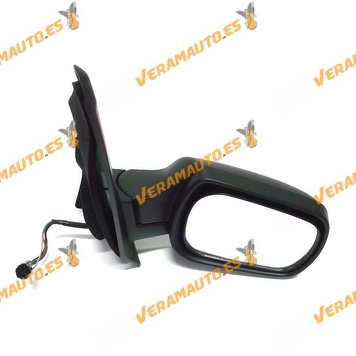 Rear view Mirror Ford Fiesta from 2002 to 2006 with Electric Control Thermic Black Right