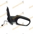 Espejo Retrovisor Ford Fiesta Del 2002 Al 2006 Con Mando Electrico Termico Negro Derecho