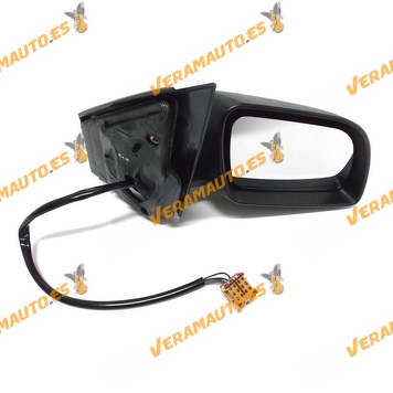 Rear view Mirror Volkswagen Polo from 2001 to 2005 with Electrical Control Thermic Black Right