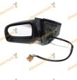 Espejo Retrovisor Volkswagen Polo Del 2001 Al 2005 Con Mando Electrico Termico Izquierdo Negro