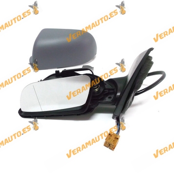 Rear view Mirror Volkswagen Polo from 2001 to 2005 with Electric Thermic Printed Left
