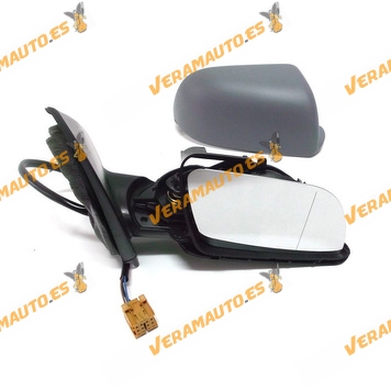 Rear view Mirror Volkswagen Polo from 2001 to 2005 with Electric Control Thermic Printed Right