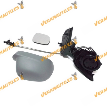 Rear view Mirror Volkswagen Polo from 1999 to 2002 with Mechanical Control Printed Right