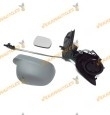 Espejo Retrovisor Volkswagen Polo Del 1999 Al 2002 Con Mando Mecanico Imprimado Derecho