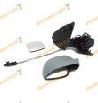 Espejo Retrovisor Volkswagen Polo Del 1999 Al 2002 Con Mando Mecanico Imprimado Derecho