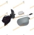 Espejo Retrovisor Volkswagen Polo Del 1999 Al 2002 Con Mando Mecanico Imprimado Izquierdo