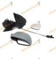 Espejo Retrovisor Volkswagen Polo Del 1999 Al 2002 Con Mando Mecanico Imprimado Izquierdo