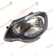 Faro Volkswagen Polo 2005 Al 2009 H7 H1 Fondo Negro Sport Izquierda