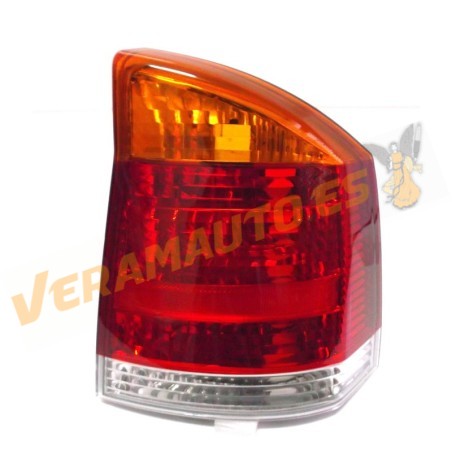 Piloto Opel Vectra de 2002 aL 2008 Trasero Derecho Ambar Rojo 4 y 5 Puertas sin Portalamparas OEM Similar 1222690