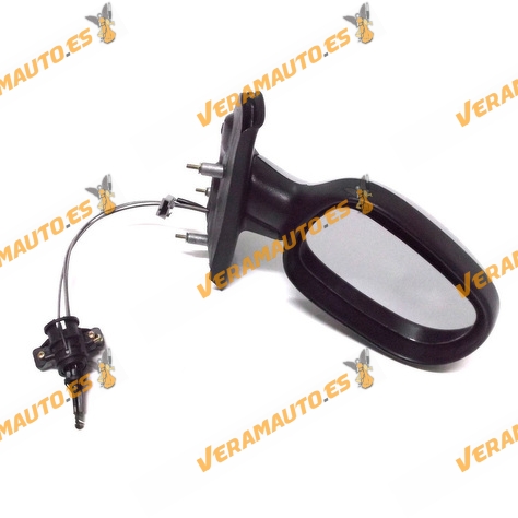 Espejo Retrovisor Renault Scenic Del 1996 Al 2003 Con Mando Mecanico Imprimado Sensor Derecho