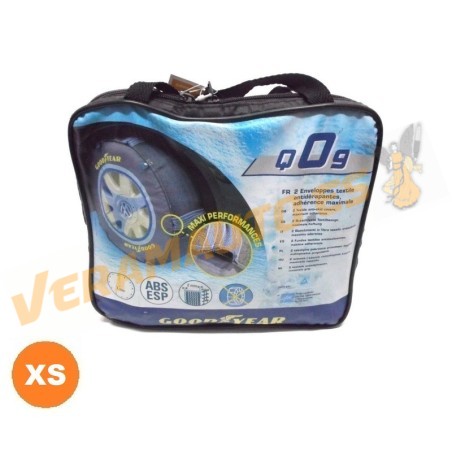 JUEGO CADENAS TEXTIL GOODYEAR XS PARA RUEDAS 175-70X12 135-80X13 155-70X13 165-65X13 195-55X13 175-55X14