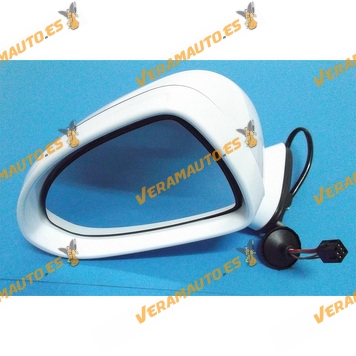 Rear view Mirror Opel Corsa from 2006 to 2011with Electric Control Thermic Printed Left White